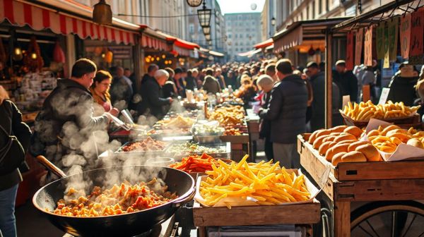 Top plats incontournables de street food à savourer à Lille